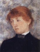 Fernand Khnopff Portrait of A Woman oil painting artist